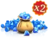 300 (150+150) Diamonds - First Top Up